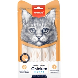 wanpy - Wanpy Tavuk&Yengeç Kedi Krem Ödül 5*14gr