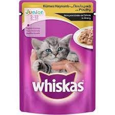 whiskas - Whiskas Kümes Hayvanlı Yavru Kedi Yaş Maması 28 x85 gr