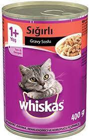 Whiskas Sığır Etli Yetişkin Kedi Konservesi 24 x400 gr - 1