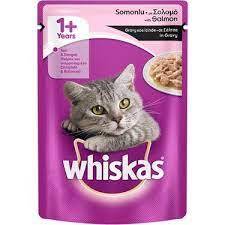 Whiskas Somonlu Kedi Yaş Maması 28 x85 gr