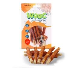 Wooc - Wooc ( MJ2) Tavuk Sargılı Natural Stick Köpek Ödül 80gr