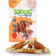 Wooc - Wooc ( MJ8) Tavuk Sargılı Kalsiyum Kemikli Köpek Ödül 80gr