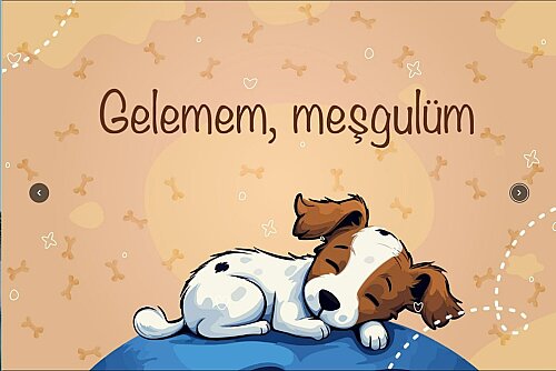 Shippo Köpek Desenli Mama ve Su Kabı Altı Paspası 60*40 cm - 2