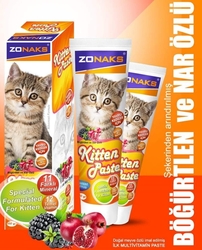 ZONAKS - Zonaks Kitten Paste Böğürtlen ve Nar Özlü Malt 100gr